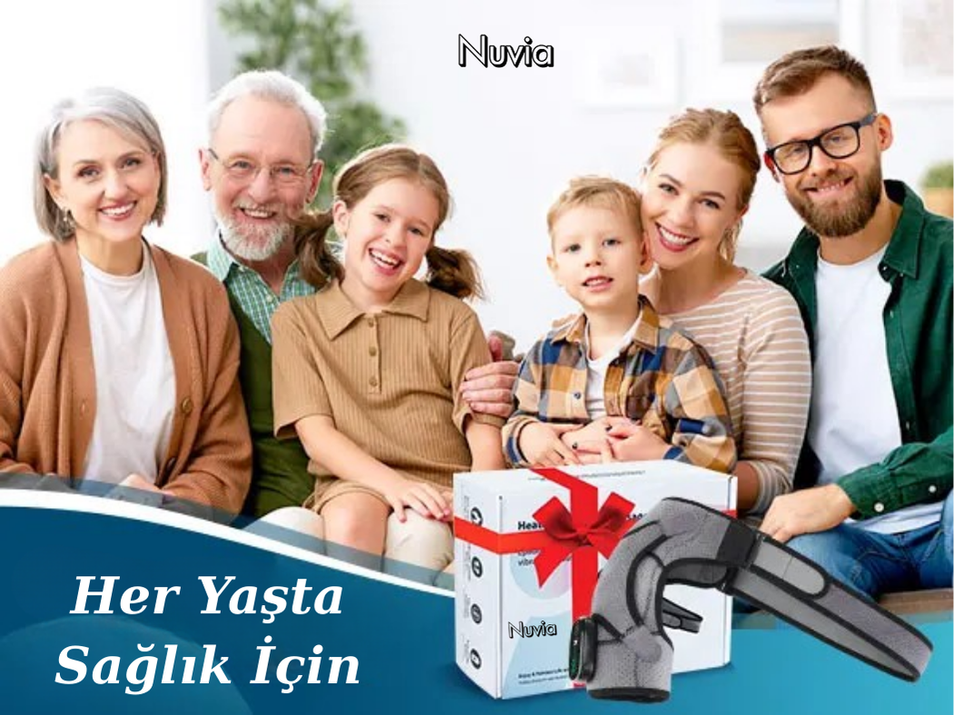 Nuvia® Elektrikli Isıtmalı Titreşimli Diz ve Omuz Masaj Aleti