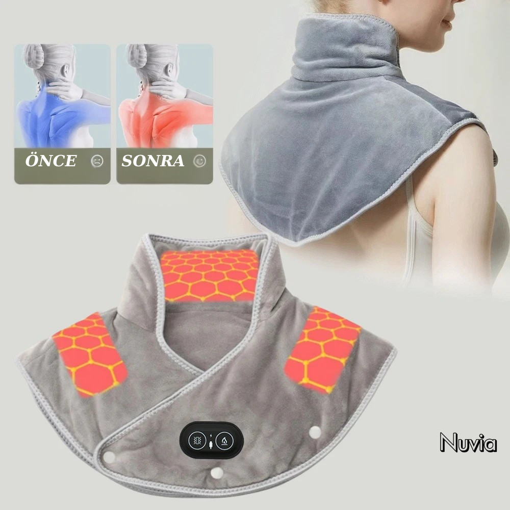 Nuvia® Elektrikli Isıtmalı Omuz & Boyun Pedi