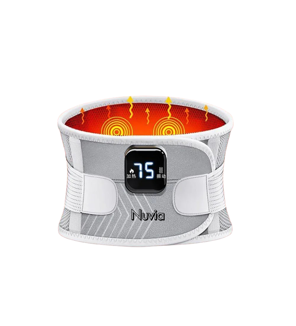 Nuvia® Elektrikli Isıtmalı Titreşimli Bel Masaj Kemeri